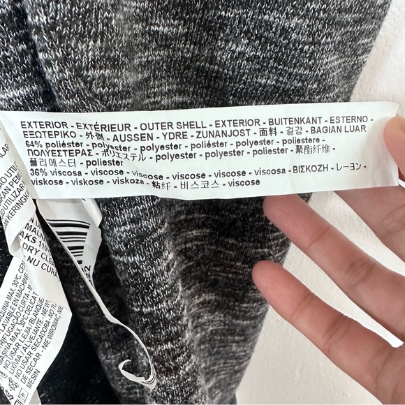 Stradivarius Charcoal Gray Casual Long Sleeves Cardigan Size Small - Picture 5 of 12